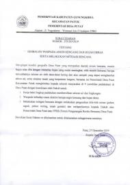 SURAT EDARAN WASPADA BENCANA